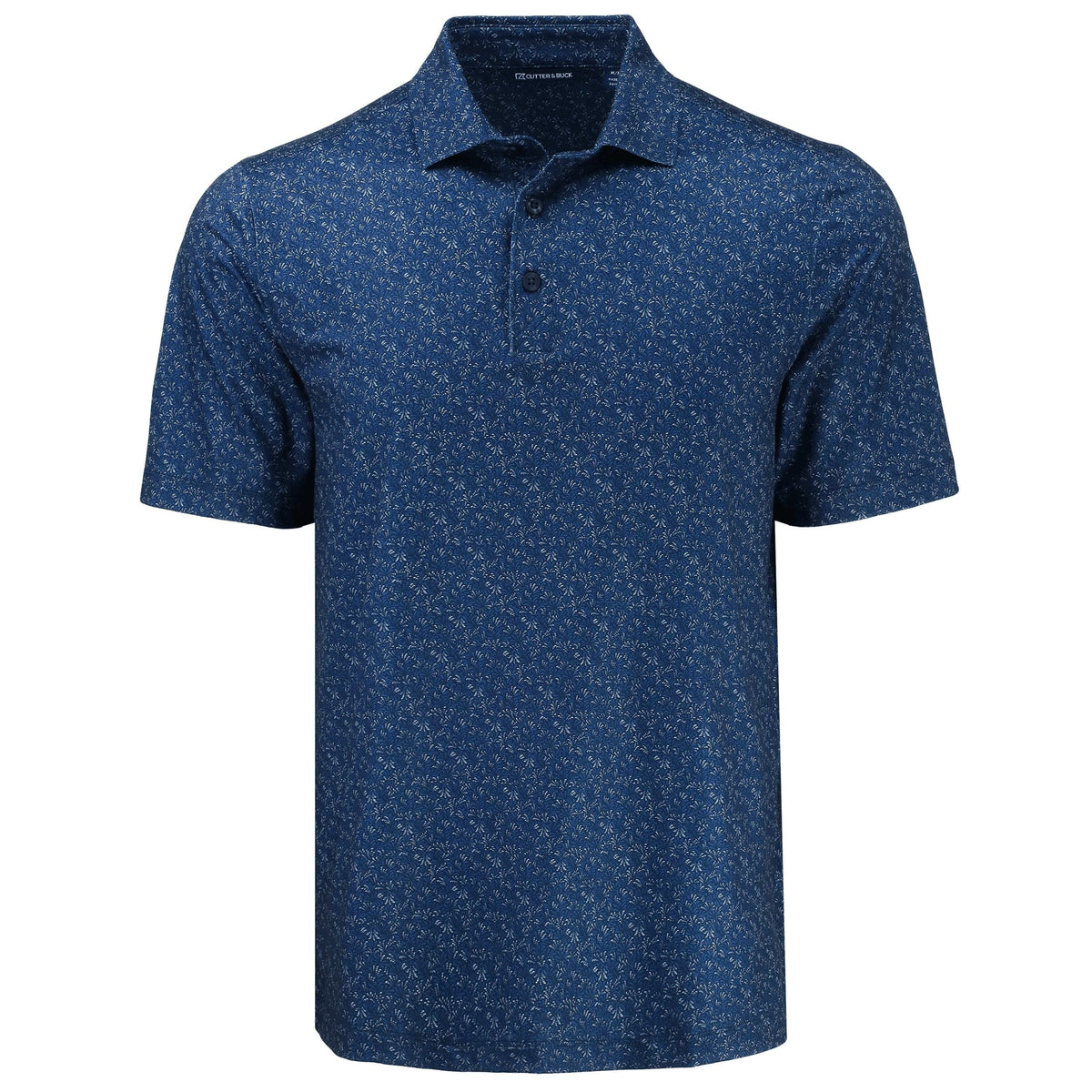 Cutter & Buck Polos S / Navy Blue Cutter & Buck - Men's Pike Fern Print Recycled Polo