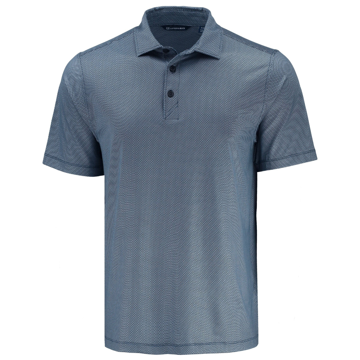 Cutter & Buck Polos S / Navy Blue Cutter & Buck - Men's Pike Lattice Print Recycled Polo