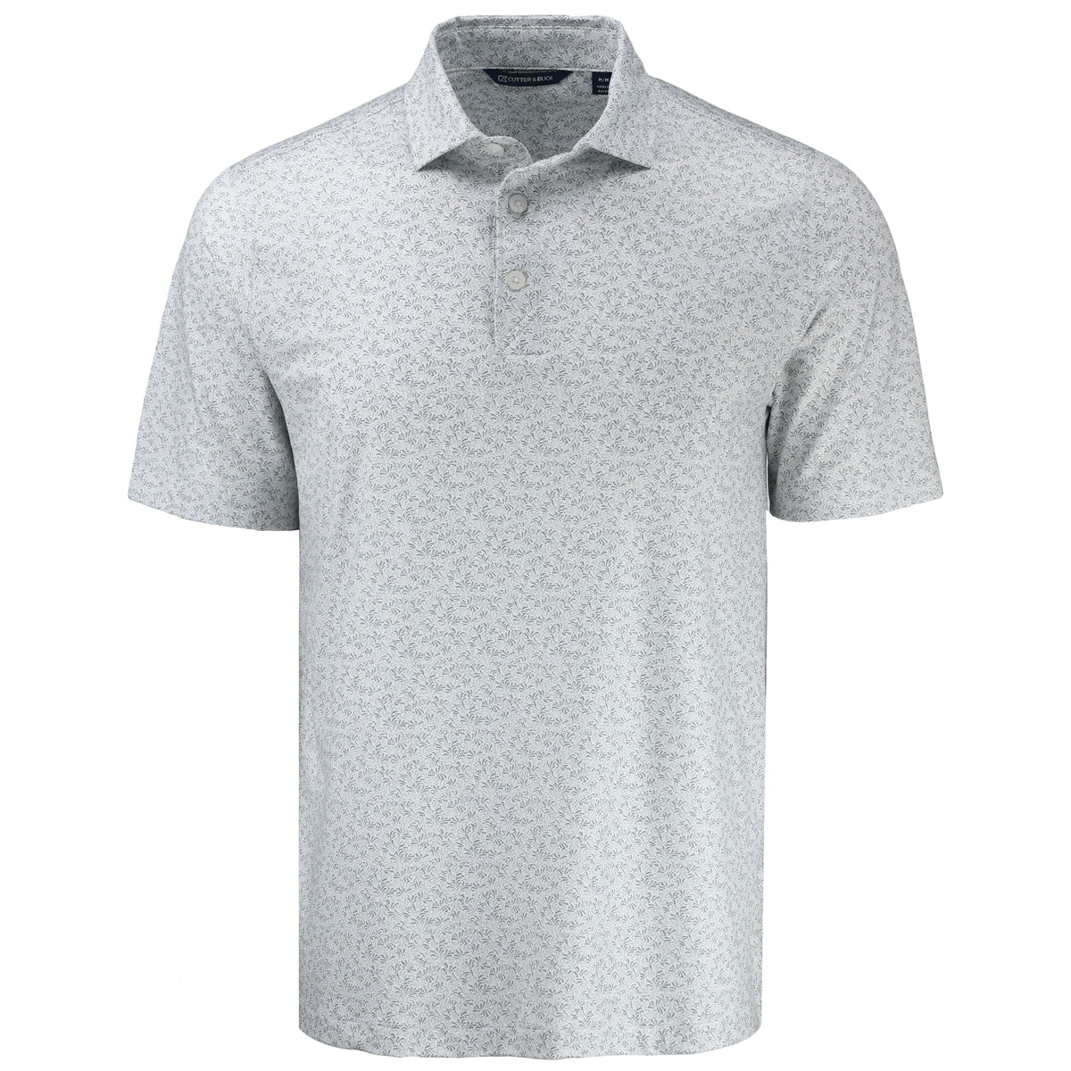 Cutter & Buck Polos S / Polished Cutter & Buck - Men's Pike Fern Print Recycled Polo