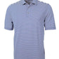 Cutter & Buck Polos S / Tour Blue Cutter & Buck - Men's Eco Pique Stripe Recycled Polo