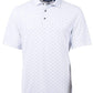 Cutter & Buck Polos S / White Cutter & Buck - Men's Virtue Eco Pique Tile Print Polo