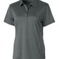 Cutter & Buck Polos XS / Elemental Grey Cutter & Buck - Women's Prospect Textured Stretch Short Sleeve Polo