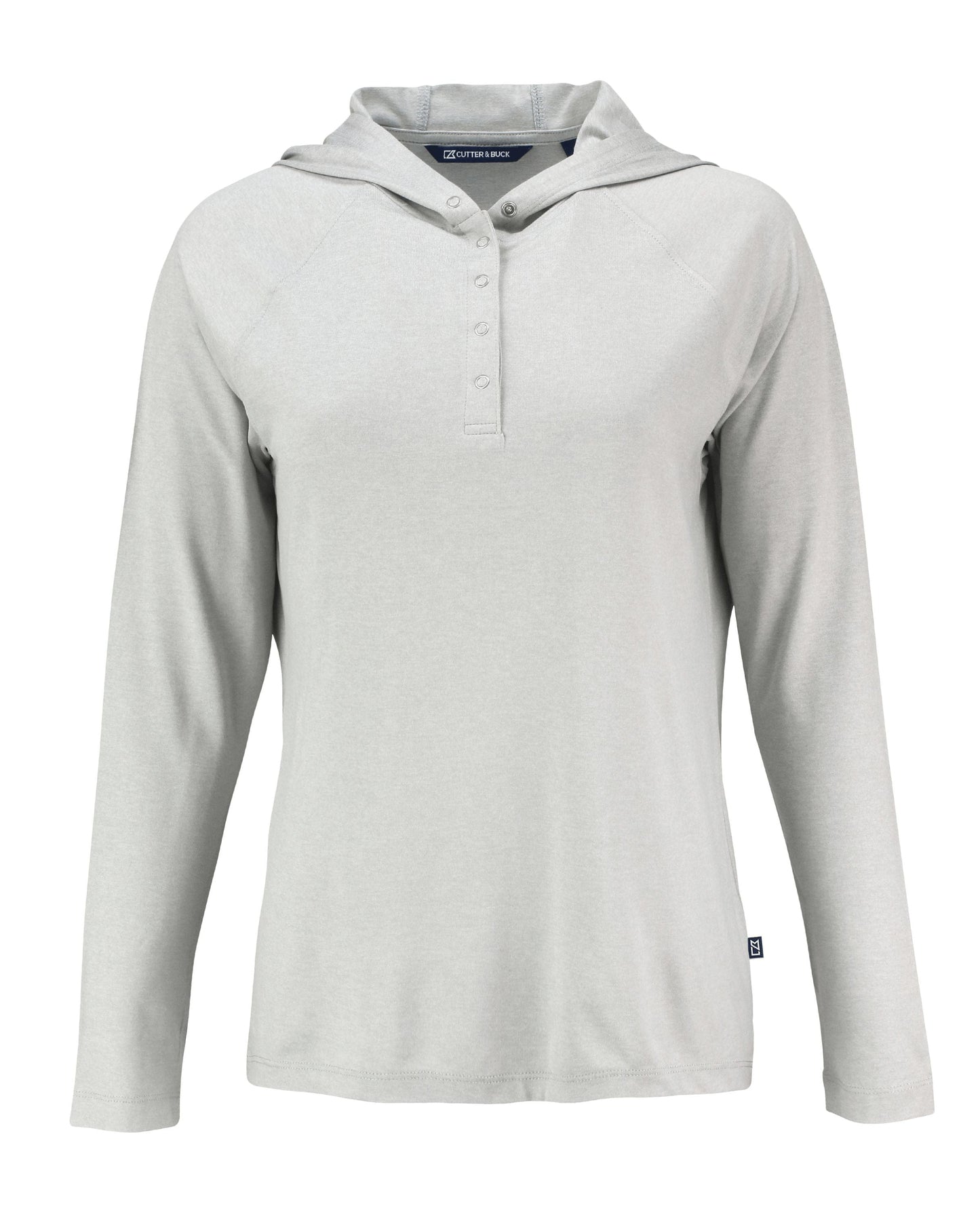 Cutter & Buck T-shirts XS / Concrete Cutter & Buck - Women's Coastline Epic Comfort Recycled Hooded Shirt