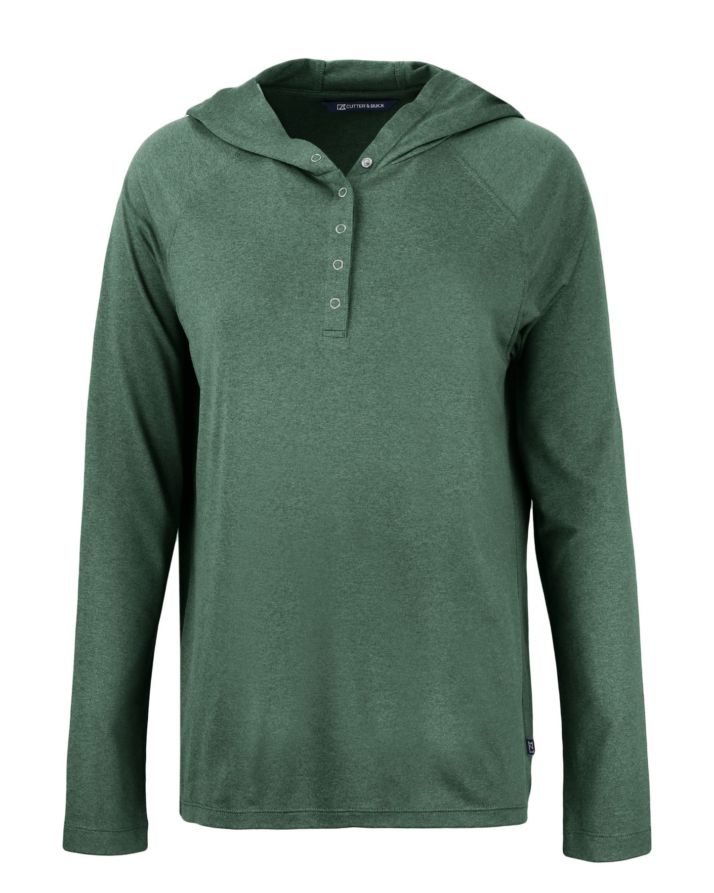 Cutter & Buck T-shirts XS / Hunter Cutter & Buck - Women's Coastline Epic Comfort Recycled Hooded Shirt