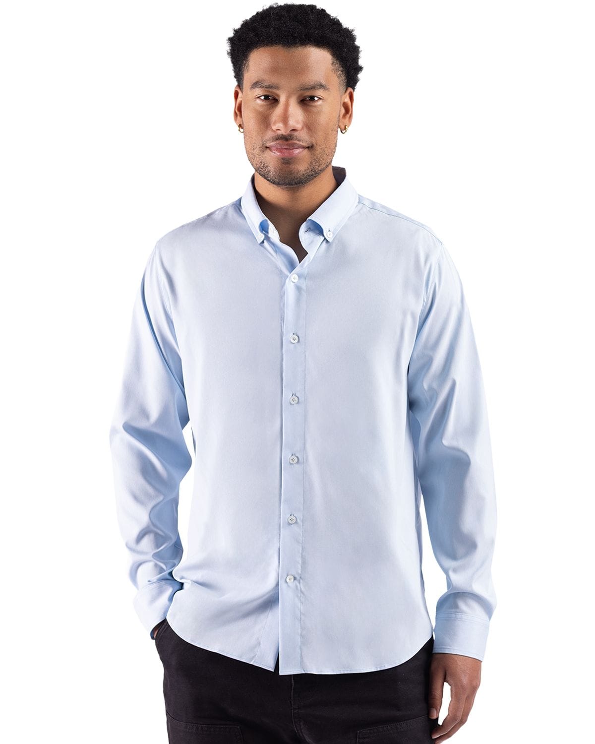Cutter & Buck - Men's Skyline End-on-End Recycled Dress Shirt