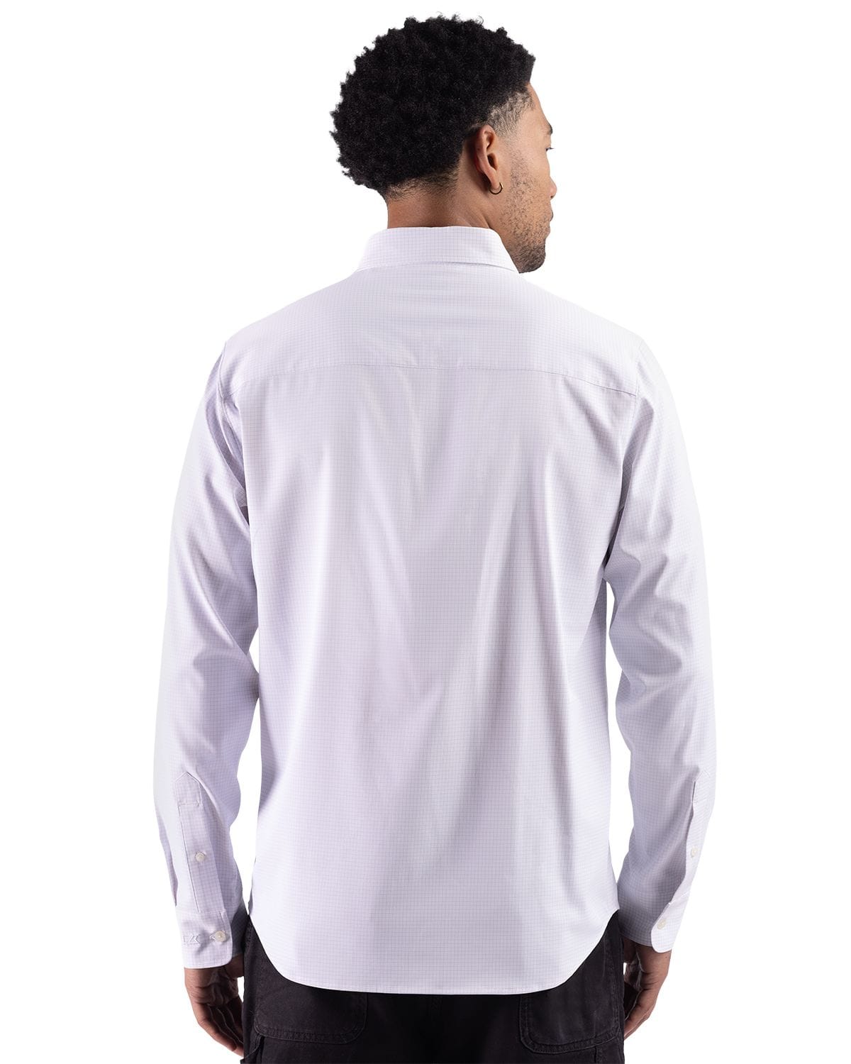 Cutter & Buck - Men's Skyline Recycled Windowpane Dress Shirt