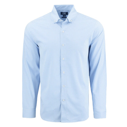 Cutter & Buck Woven Shirts S / Atlas/White Cutter & Buck - Men's Skyline Recycled Gingham Dress Shirt