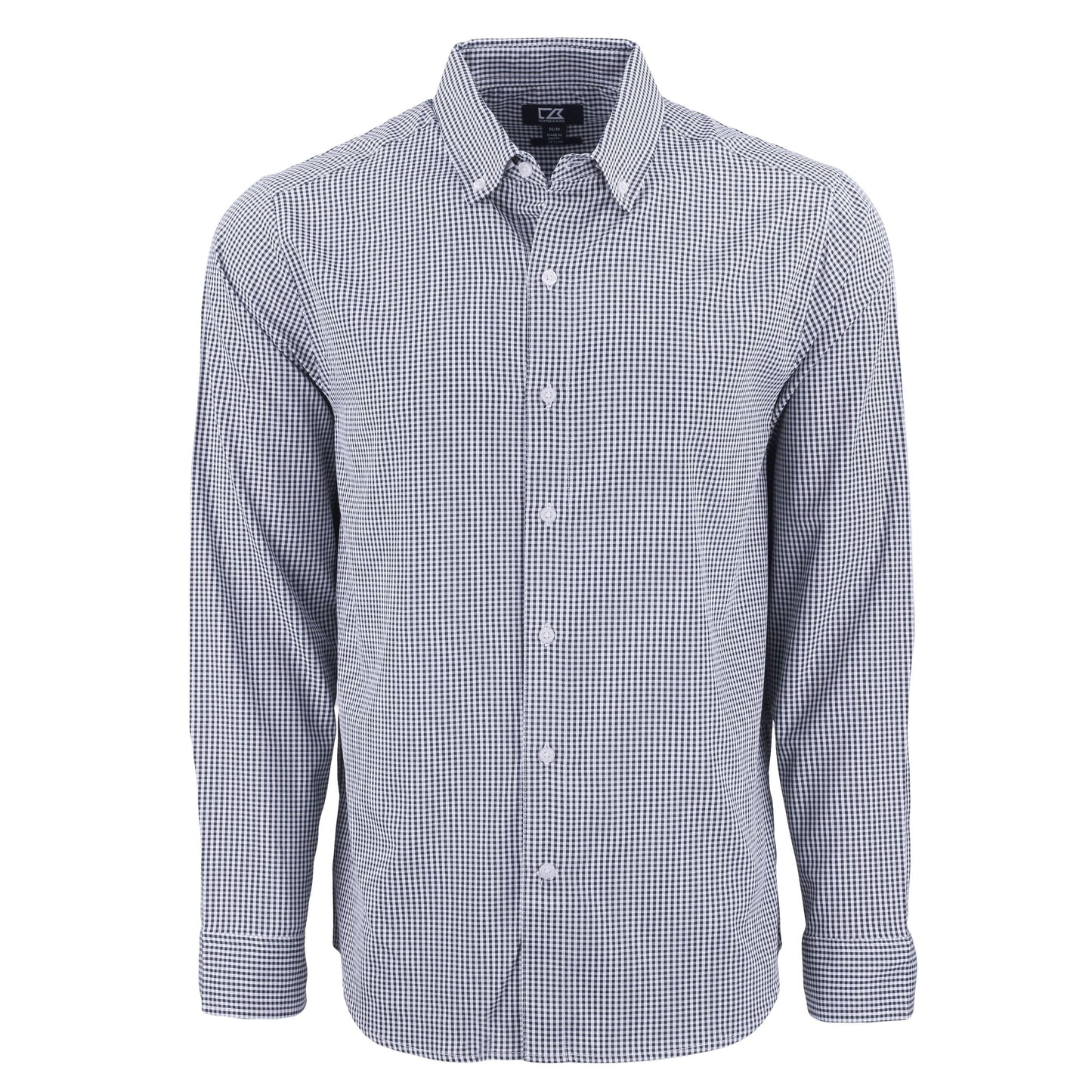 Cutter & Buck Woven Shirts S / Black/White Cutter & Buck - Men's Skyline Recycled Gingham Dress Shirt