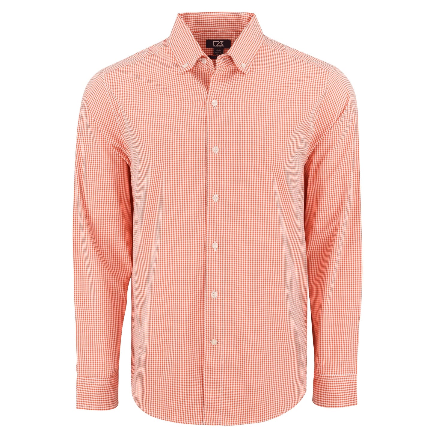 Cutter & Buck Woven Shirts S / College Orange/White Cutter & Buck - Men's Skyline Recycled Gingham Dress Shirt