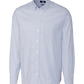 Cutter & Buck Woven Shirts S / French Blue Cutter & Buck - Men's L/S Stretch Oxford Stripe