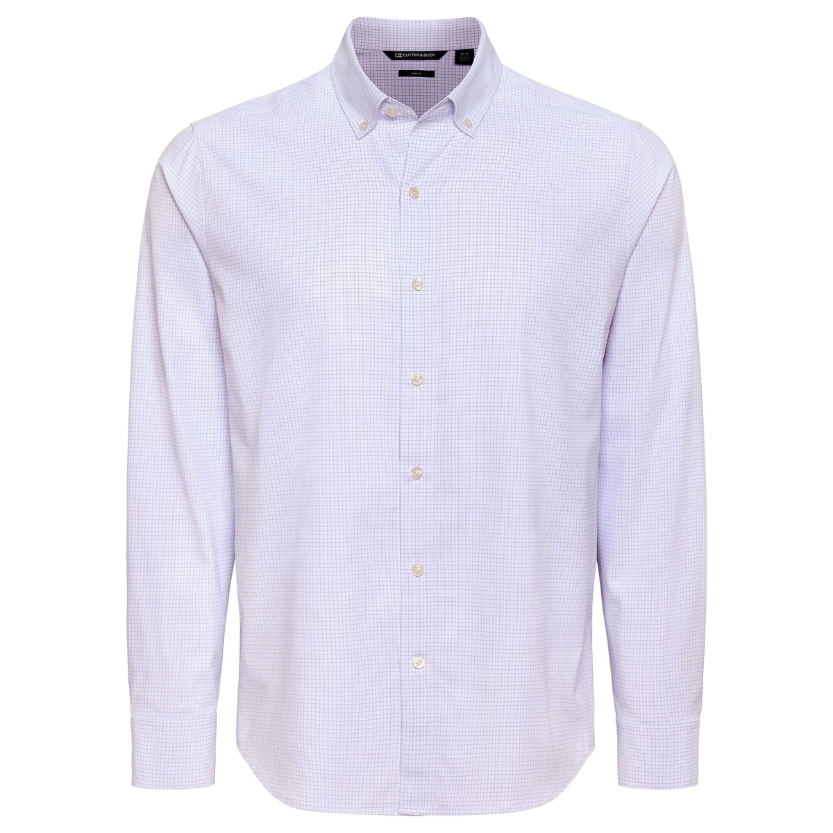 Cutter & Buck Woven Shirts S / Navy Blue Cutter & Buck - Men's Skyline Recycled Windowpane Dress Shirt