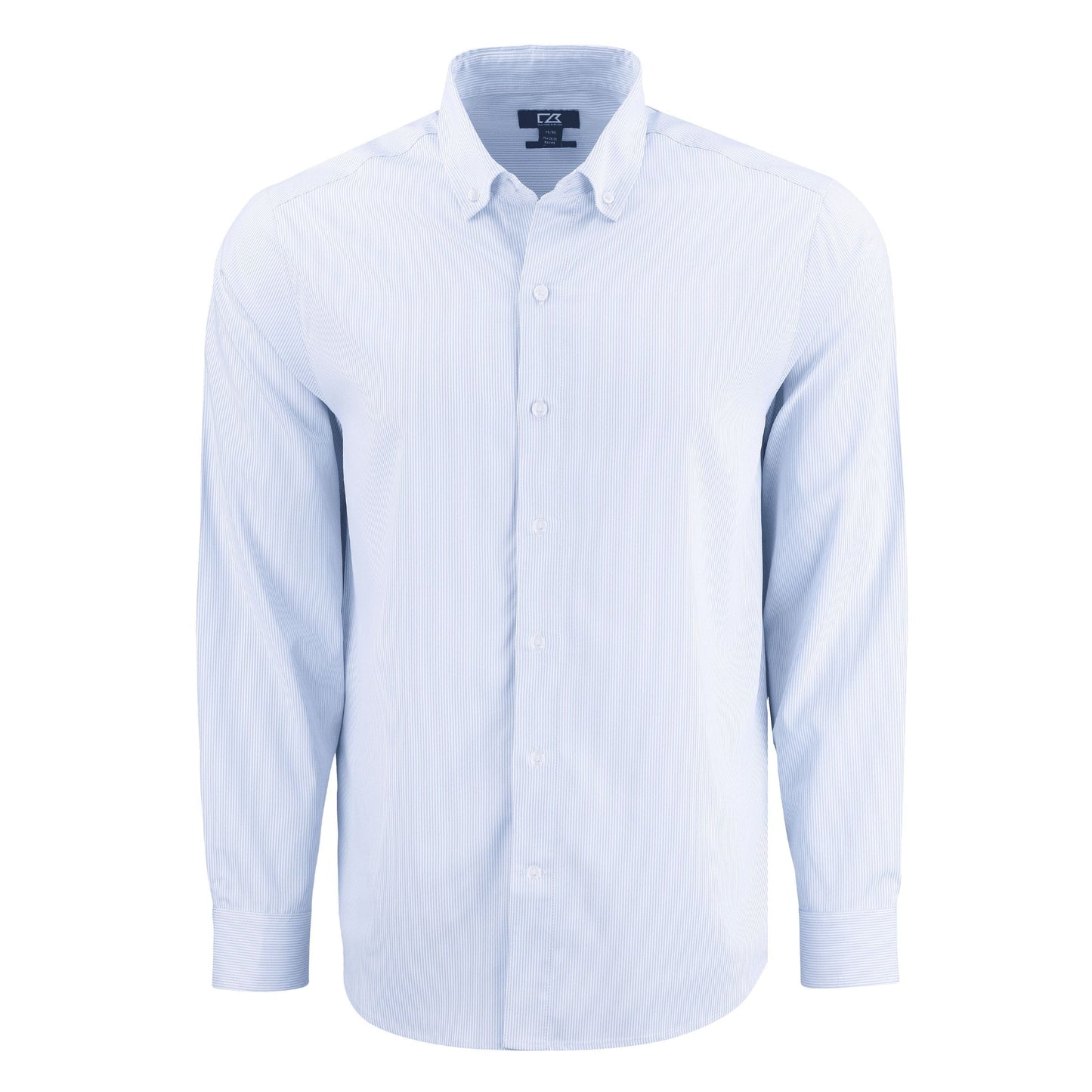 Cutter & Buck Woven Shirts S / Pale Blue/White Cutter & Buck - Men's Skyline Recycled Pinstripe Dress Shirt