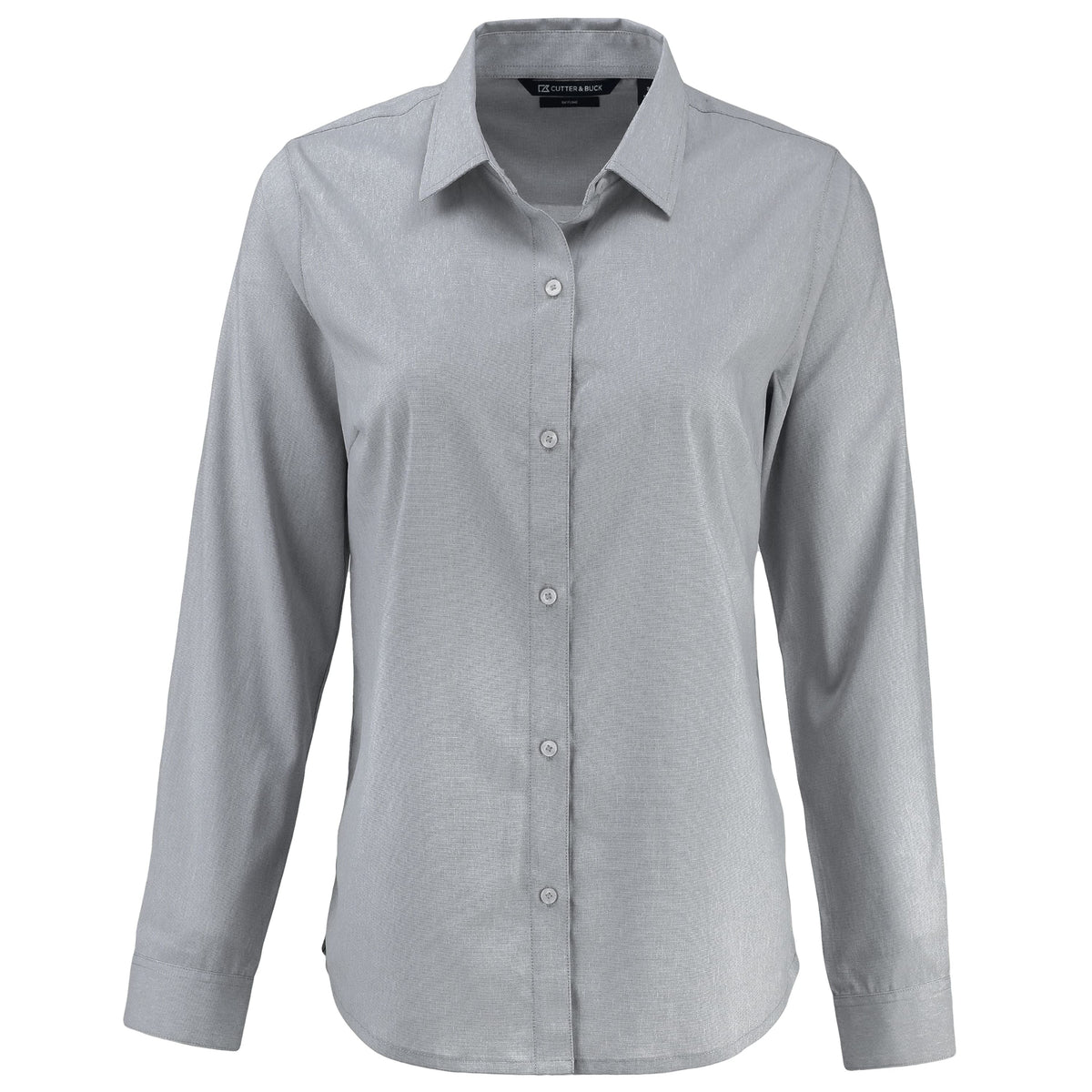 Cutter & Buck Woven Shirts XS / Black Cutter & Buck - Women's Skyline End-on-End Recycled Dress Shirt