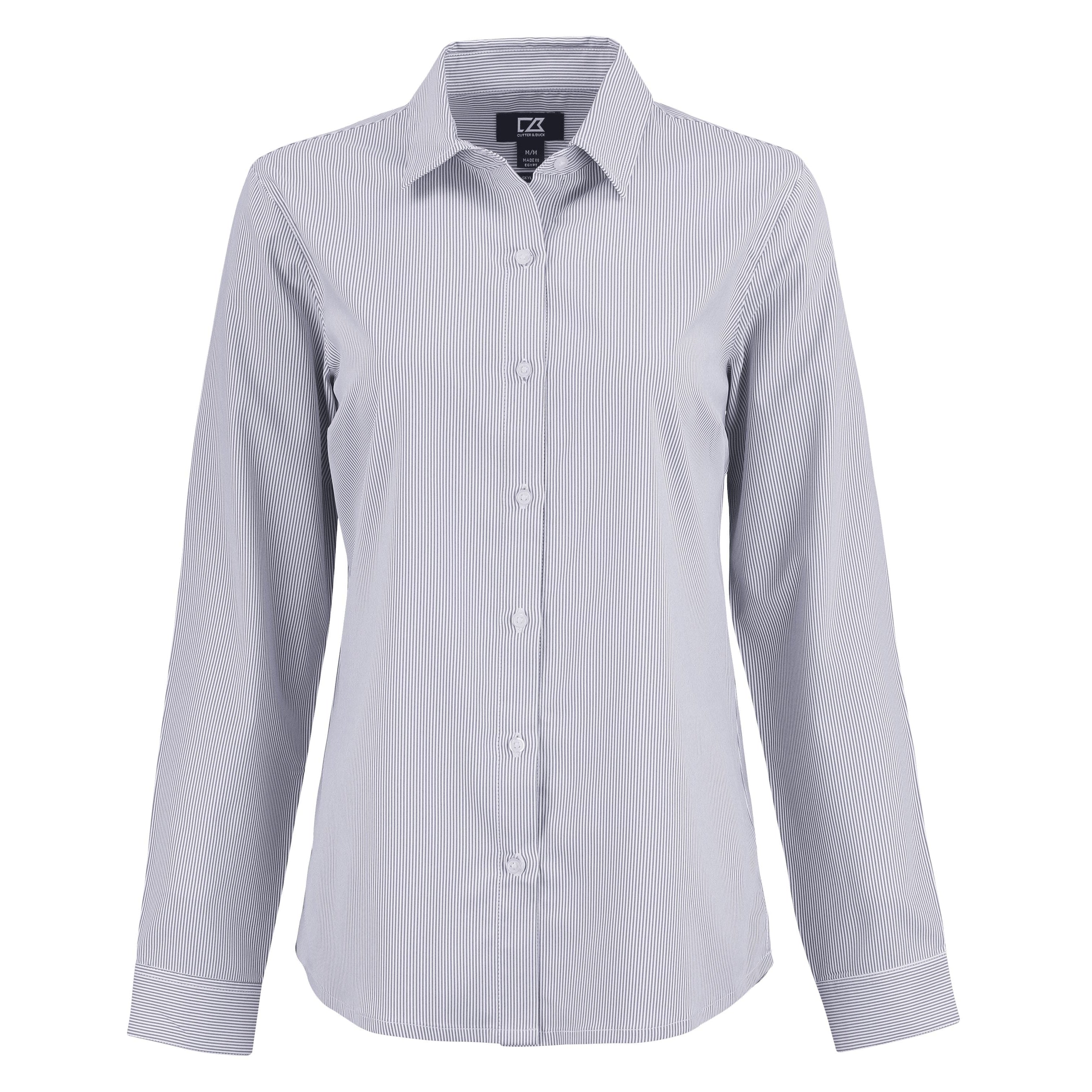 Cutter & Buck - Women's Skyline Recycled Pinstripe Dress Shirt