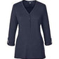 Devon & Jones Sweaters XS / NAVY Devon & Jones Ladies' Perfect Fit™ Y-Placket Convertible Sleeve Knit Top