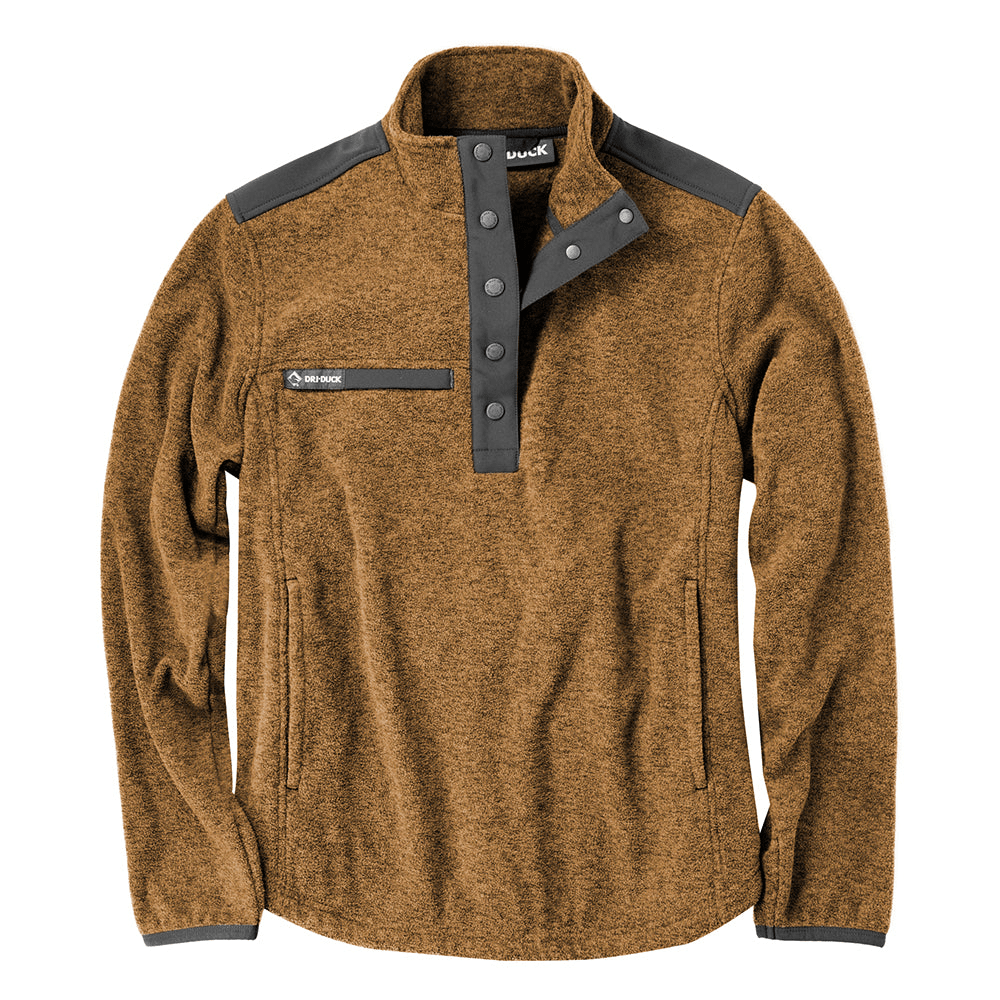 DRI DUCK Outerwear S / Saddle DRI DUCK - Women's Sierra Melange Fleece Pullover