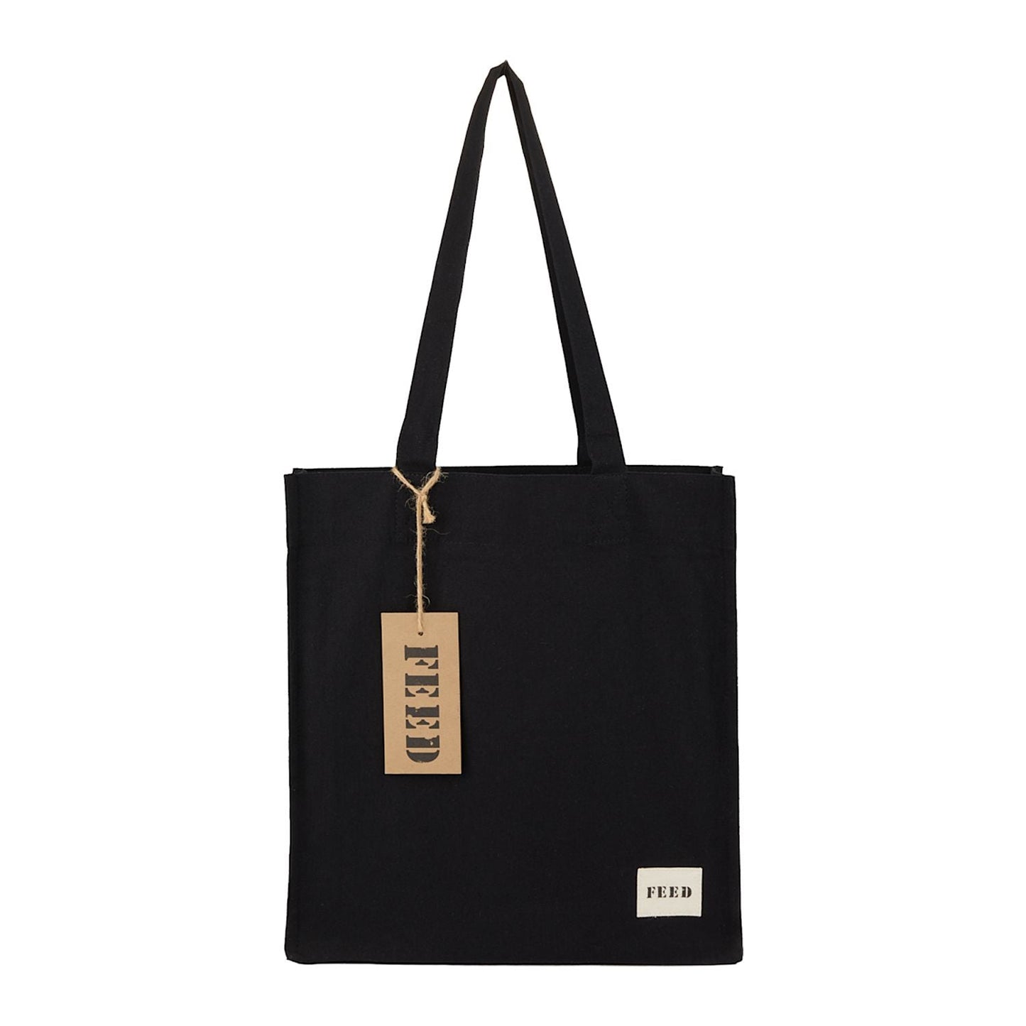 FEED Bags One Size / Black FEED - Organic Cotton Book Tote