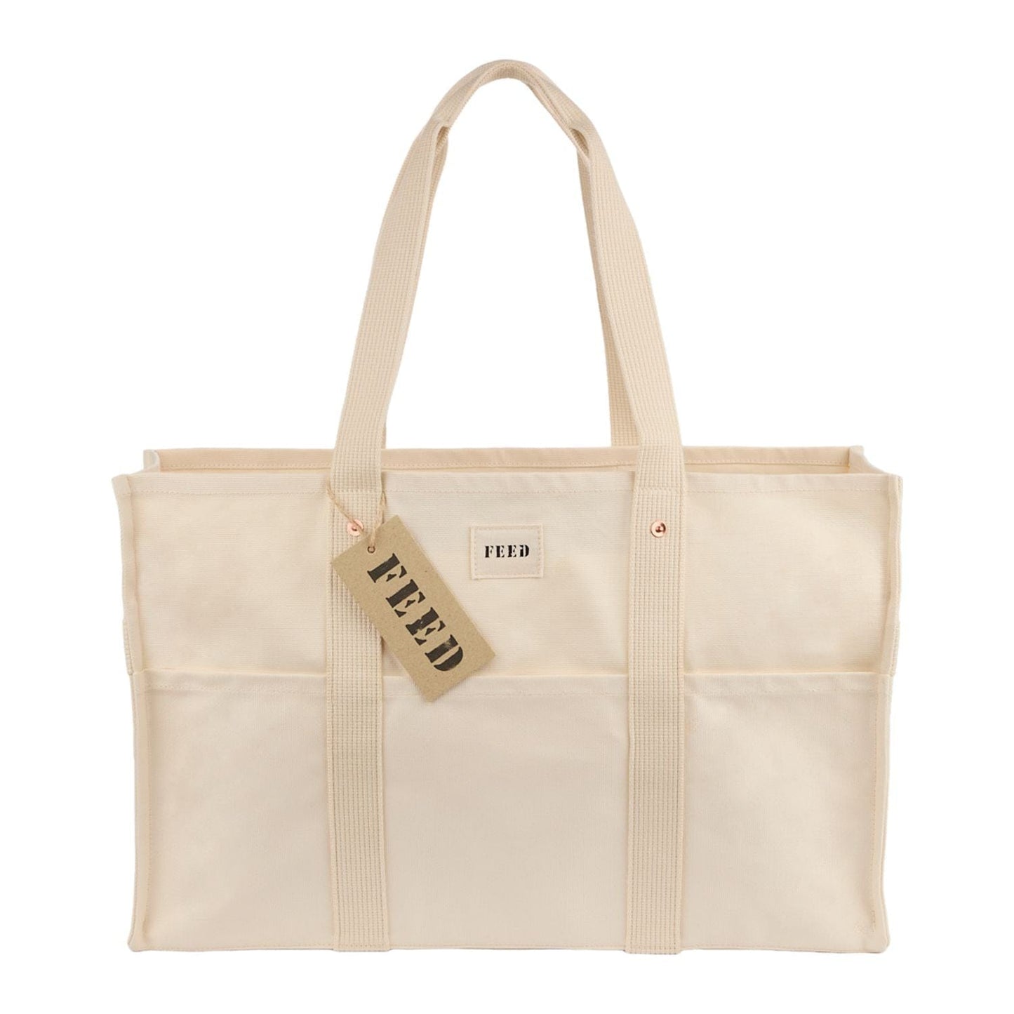 FEED Bags One Size / Natural FEED - Organic Cotton Large Market Tote
