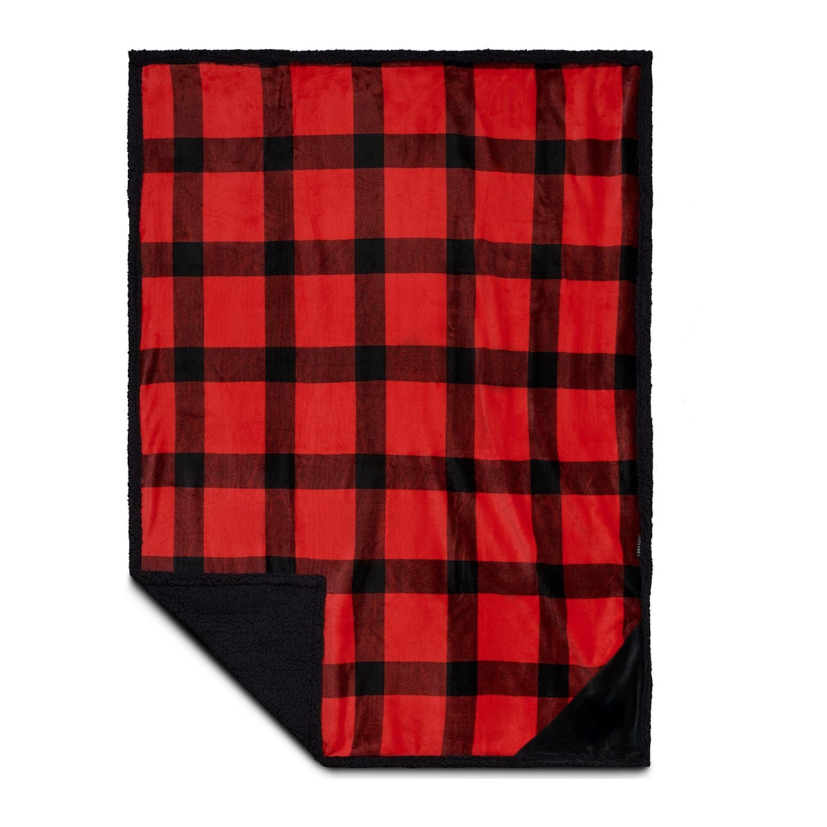 Field & Co Accessories One Size / Red/Black Field & Co. - Buffalo Plaid Sherpa Blanket