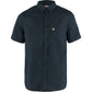 Fjällräven Woven Shirts XS / Dark Navy FJÄLLRÄVEN - Men's Övik Travel Shirt Short Sleeve