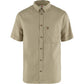 Fjällräven Woven Shirts XS / Sand Stone FJÄLLRÄVEN - Men's Övik Travel Shirt Short Sleeve