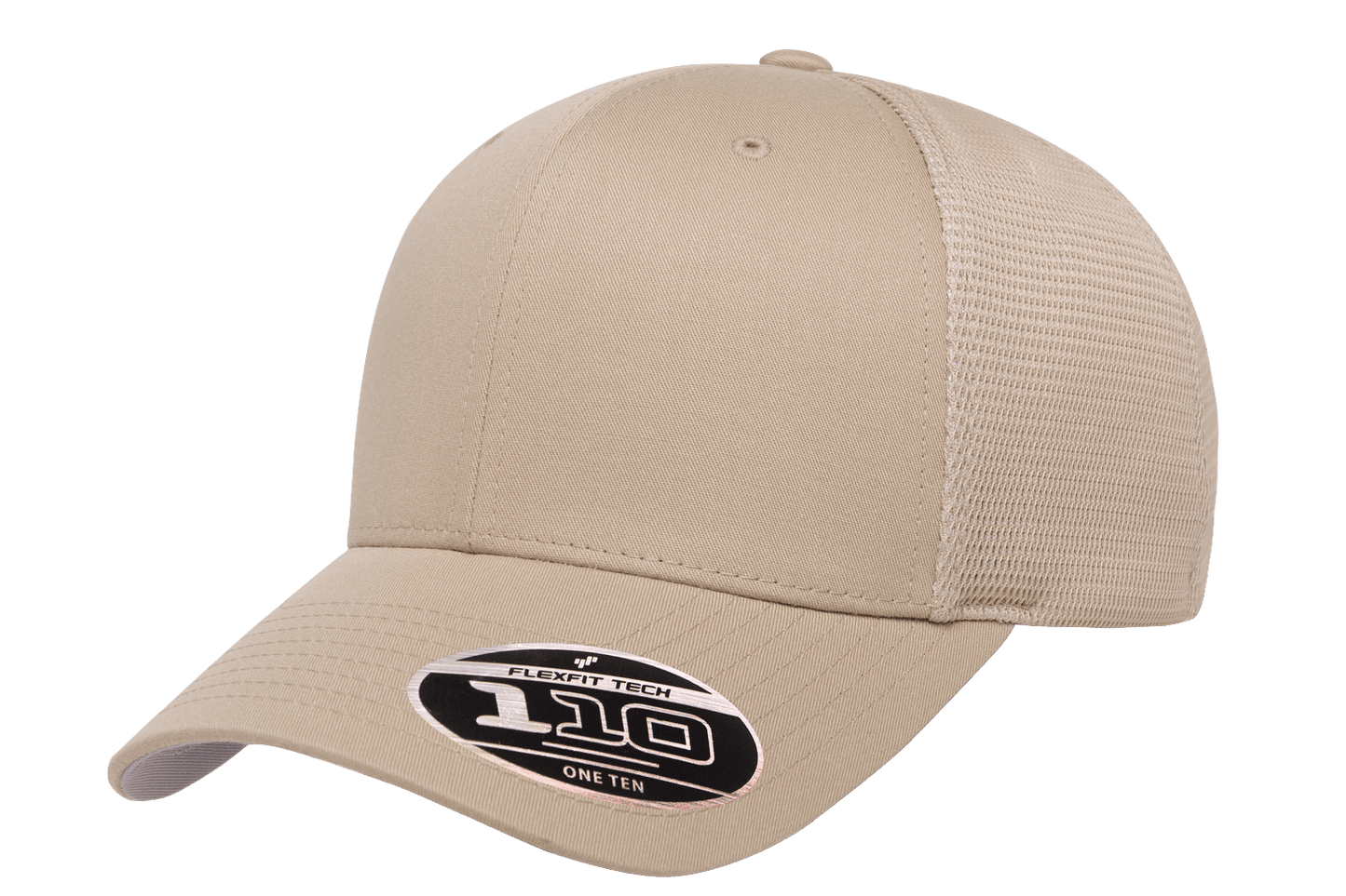 Flexfit Headwear Adjustable / Khaki Flexfit - 110® Mesh-Back Cap