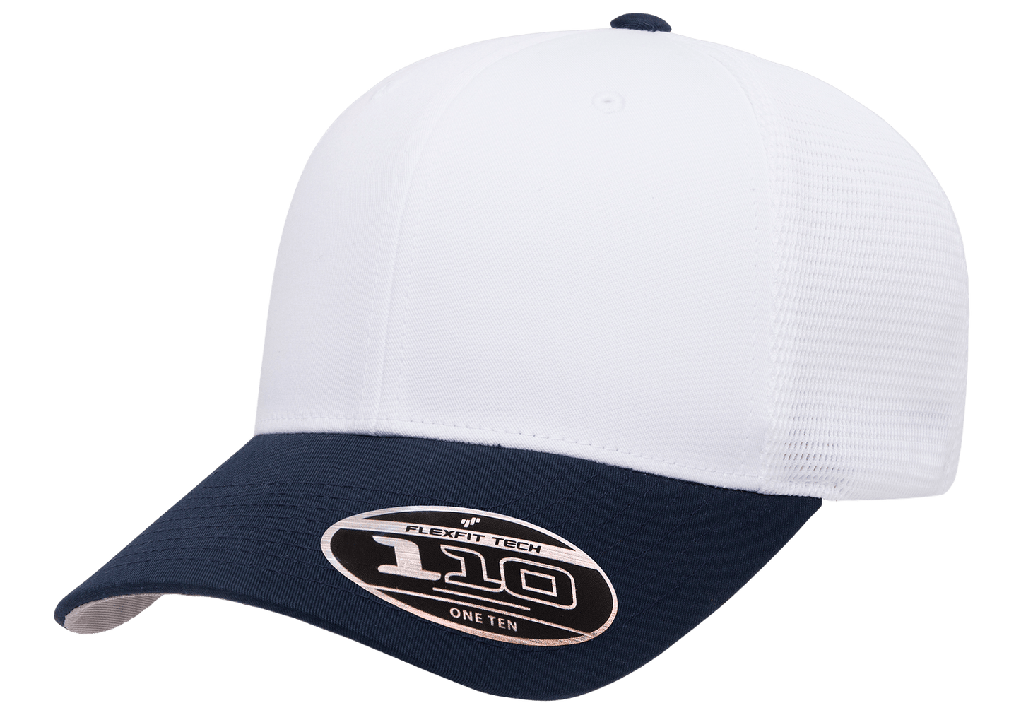Flexfit Headwear Adjustable / Navy/White/White Flexfit - 110® Mesh-Back Cap