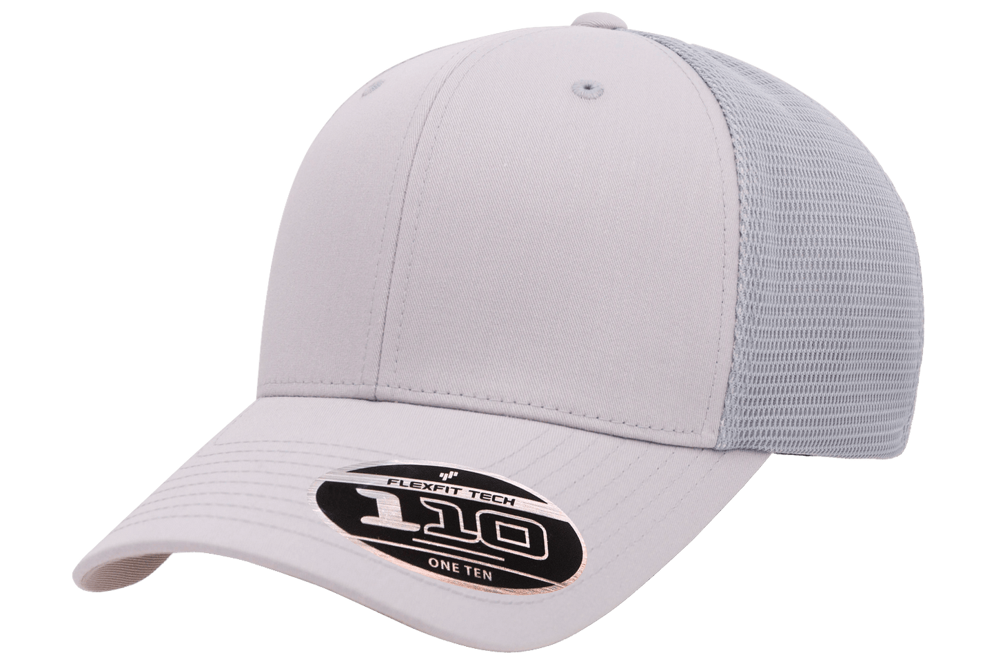 Flexfit Headwear Adjustable / Silver Flexfit - 110® Mesh-Back Cap