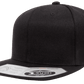 Flexfit Headwear One Size / Black Flexfit - 110® Flat Bill Snapback Cap