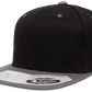 Flexfit Headwear One Size / Black/Grey Flexfit - 110® Flat Bill Snapback Cap