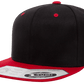 Flexfit Headwear One Size / Black/Red Flexfit - 110® Flat Bill Snapback Cap