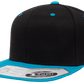 Flexfit Headwear One Size / Black/Teal Flexfit - 110® Flat Bill Snapback Cap