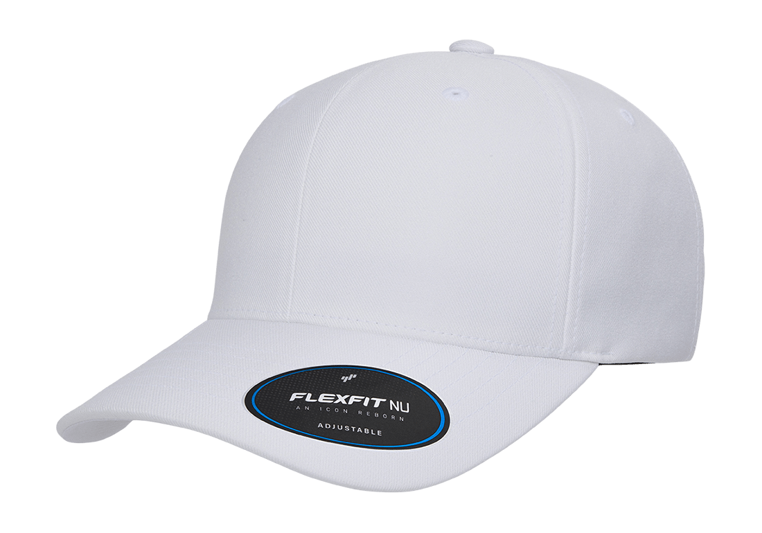 Flexfit Headwear One Size / White Flexfit - NU® Adjustable Cap