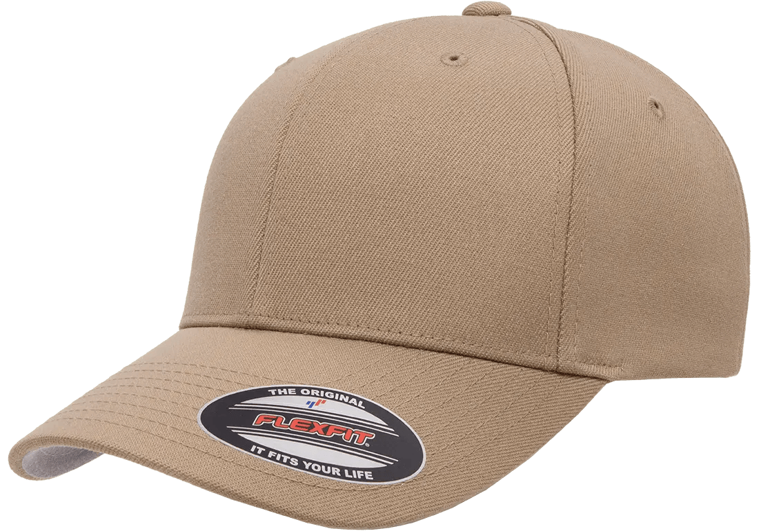 Flexfit Headwear S/M / Khaki Flexfit - Premium Wool Blend Cap