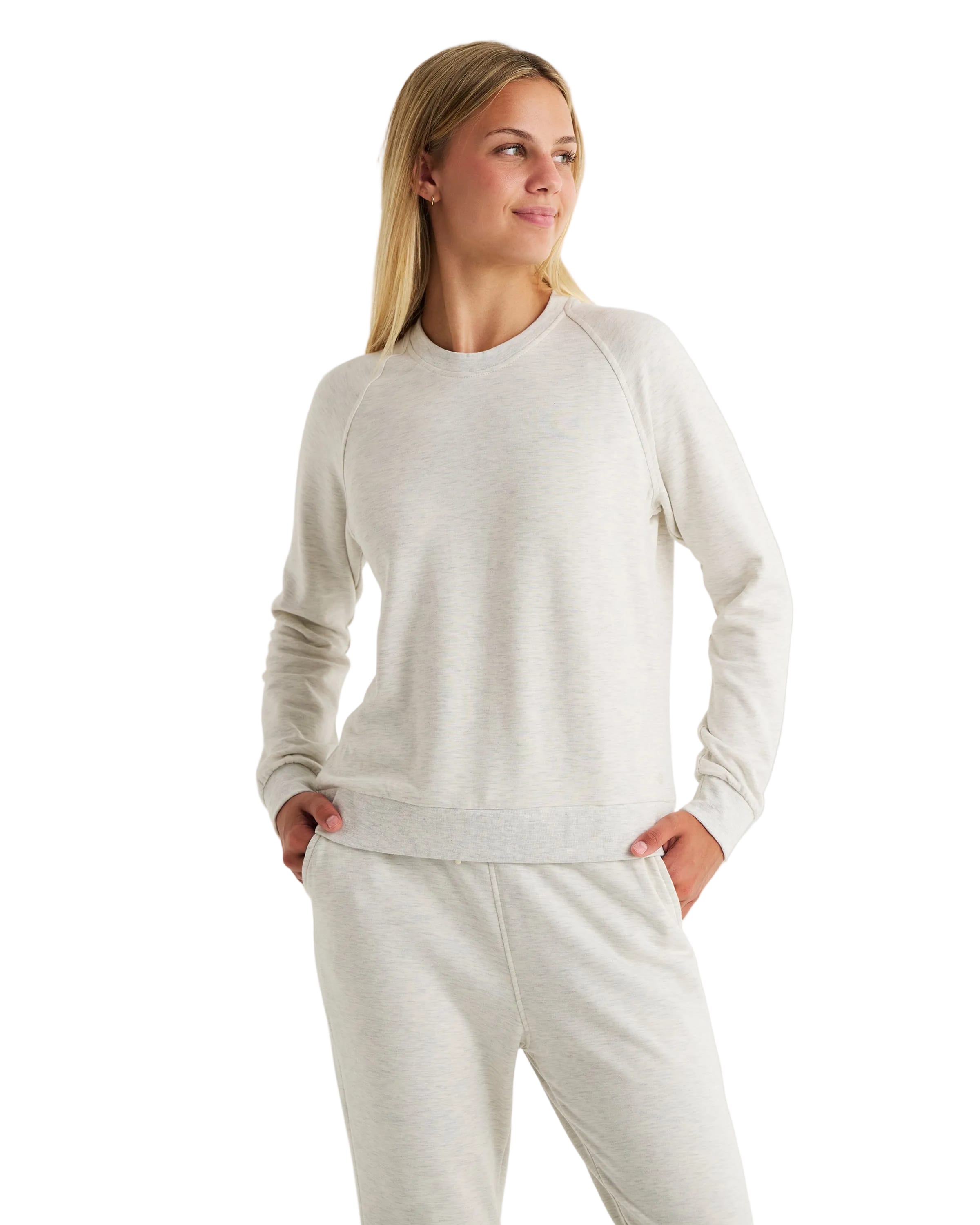 Free Fly - Women's Bamboo Lightweight Fleece Crew