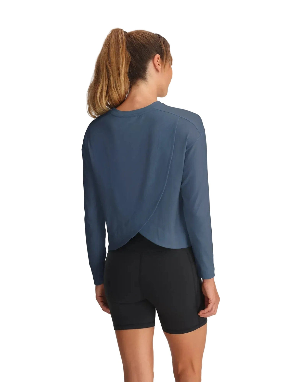 Free Fly T-Shirts Free Fly - Women's Bamboo Shade Crossover Long Sleeve