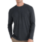 Free Fly T-shirts S / Heather Black Free Fly - Men's Bamboo Shade Long Sleeve