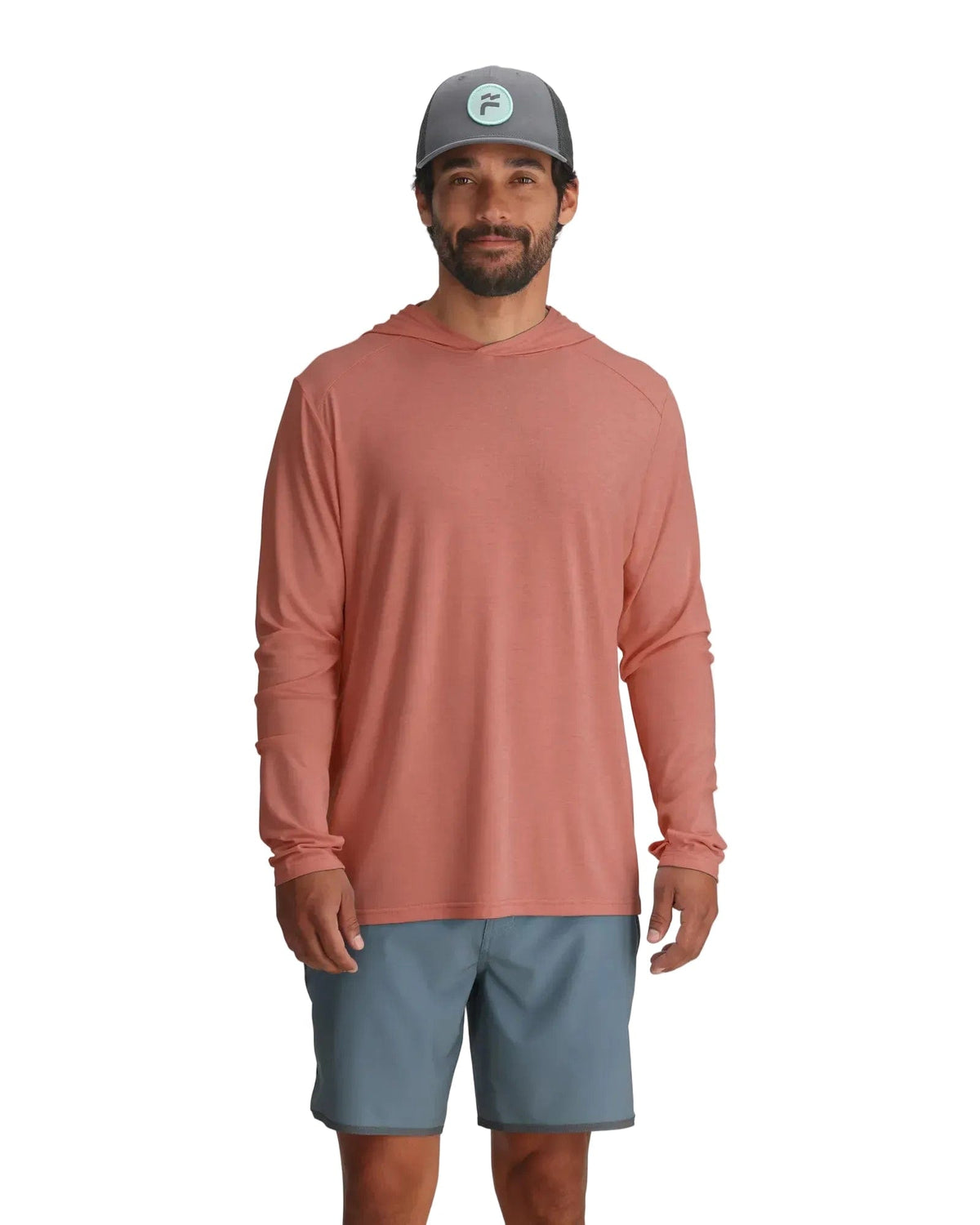 Free Fly T-Shirts S / Heather Red Clay Free Fly - Men's Bamboo Shade Hoodie