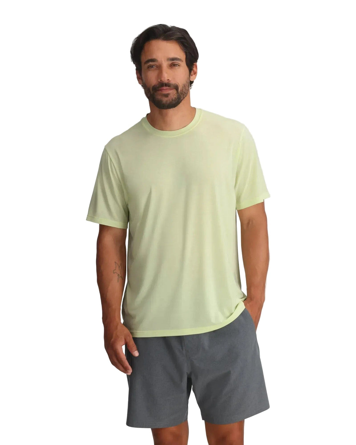 Free Fly T-Shirts S / Lime Free Fly - Men's Elevate Lightweight Tee