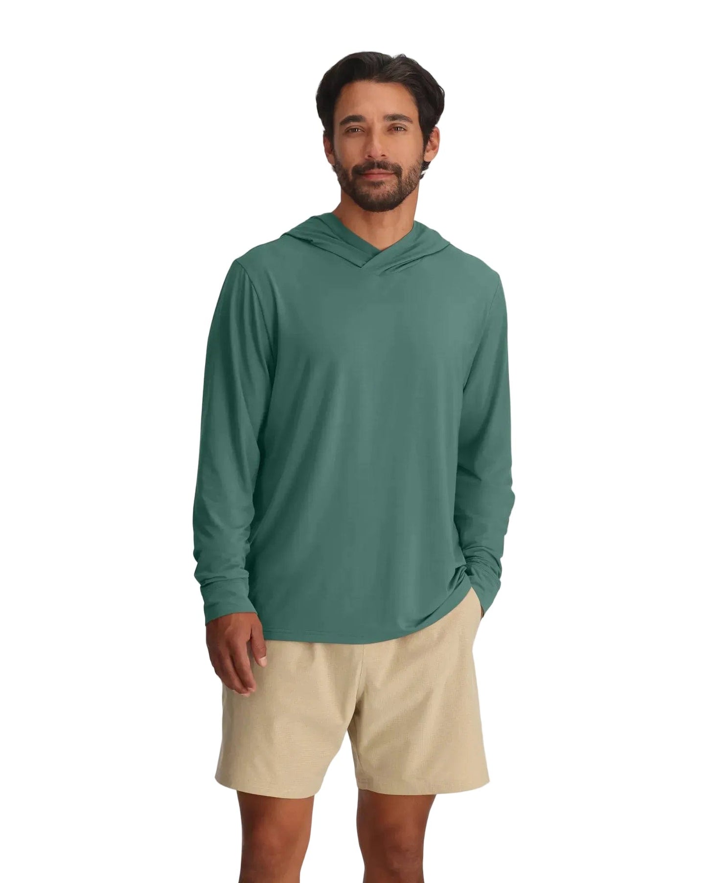 Free Fly T-Shirts S / Sea Pine Free Fly - Men's Elevate Lightweight Hoodie