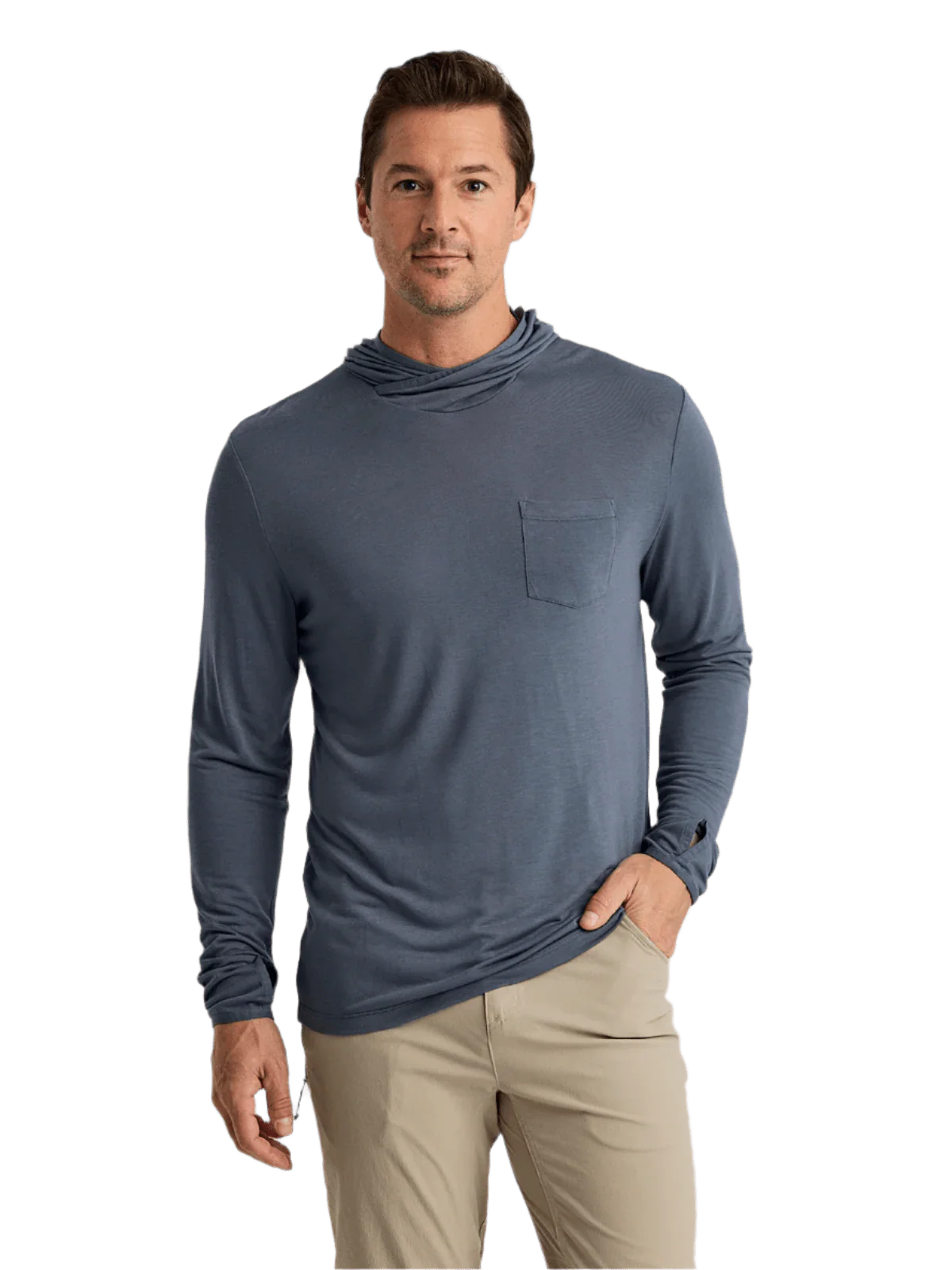 Free Fly T-shirts S / Storm Cloud Free Fly - Men's Bamboo Lightweight Hoodie