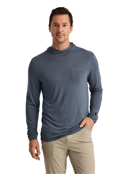 Free Fly T-shirts S / Storm Cloud Free Fly - Men's Bamboo Lightweight Hoodie