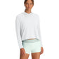 Free Fly T-Shirts XS / Bright White Free Fly - Women's Bamboo Shade Crossover Hoodie