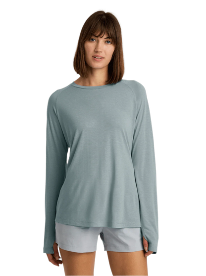 Free Fly T-shirts XS / Slate Free Fly - Women's Bamboo Lightweight Long Sleeve II