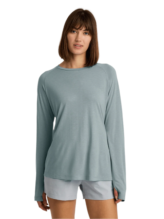 Free Fly T-shirts XS / Slate Free Fly - Women's Bamboo Lightweight Long Sleeve II