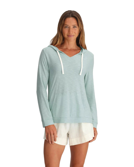 Free Fly T-Shirts XS / Tropic Sea Free Fly - Women's Bamboo Slub Hoodie
