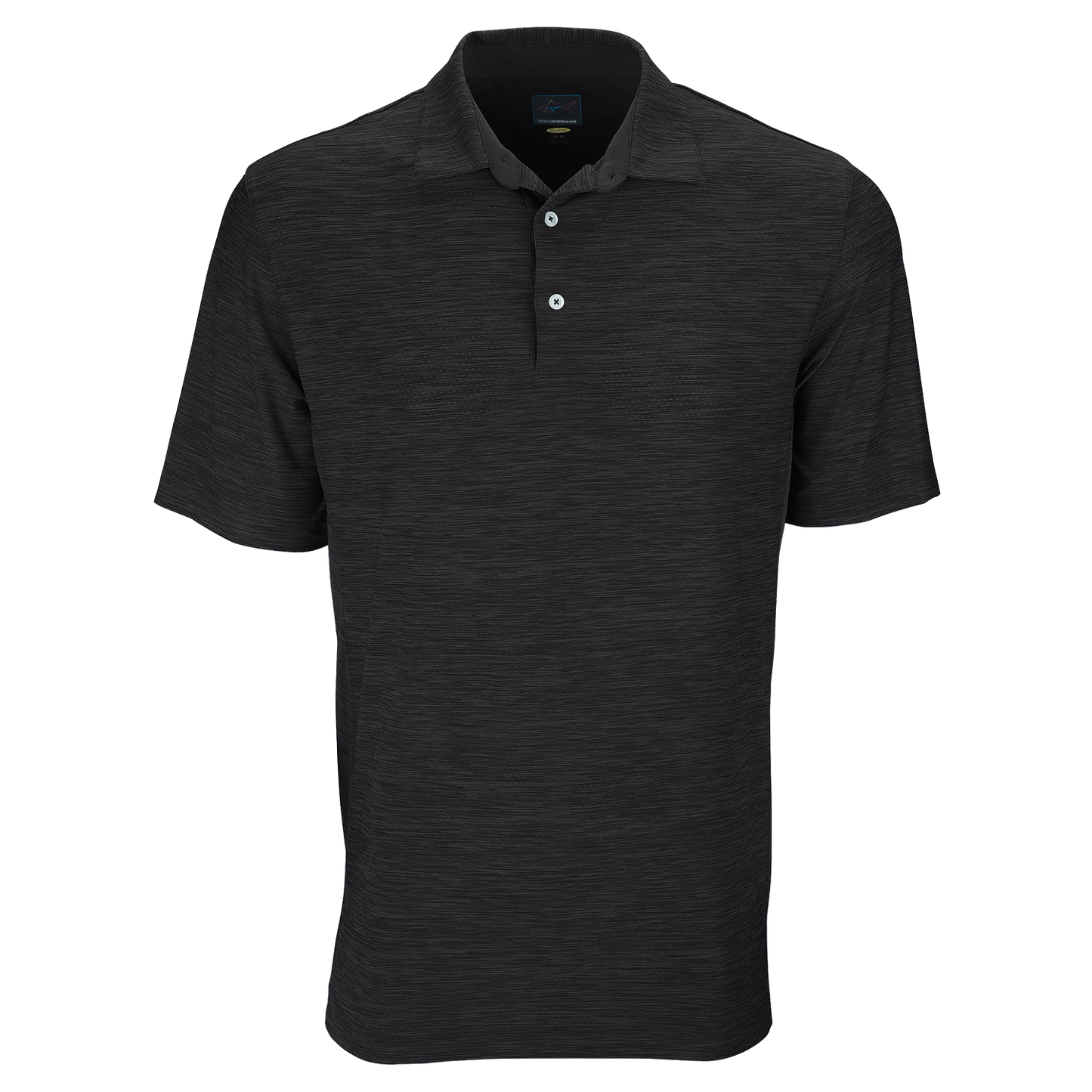 Greg Norman Polos S / Black Heather Greg Norman - Men's Play Dry® Heather Solid Polo