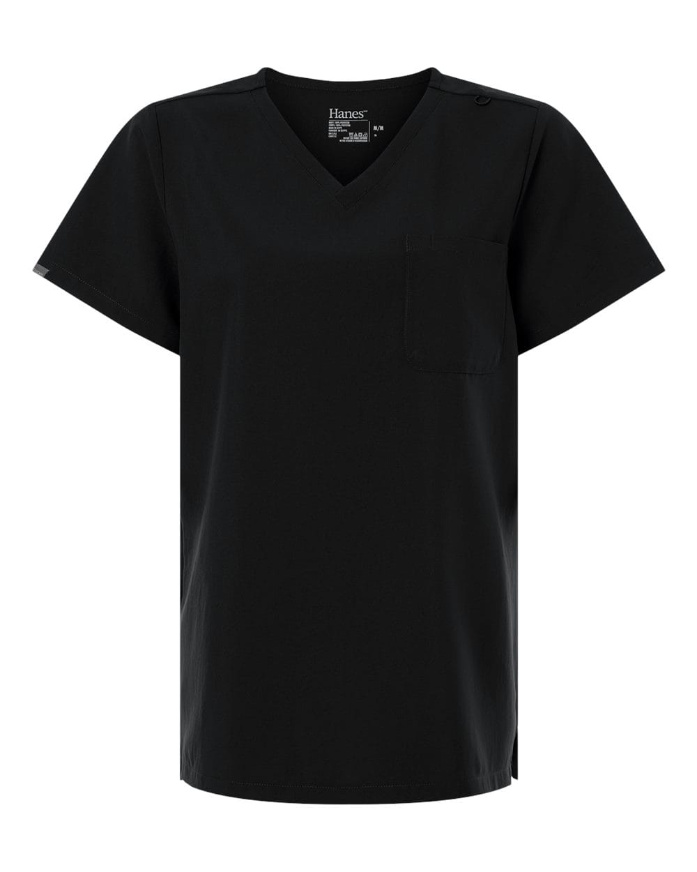Hanes - Women's V-Neck 1 Pocket Scrub Top