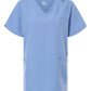 Hanes - Women's V-Neck 3-Pocket Scrub Top
