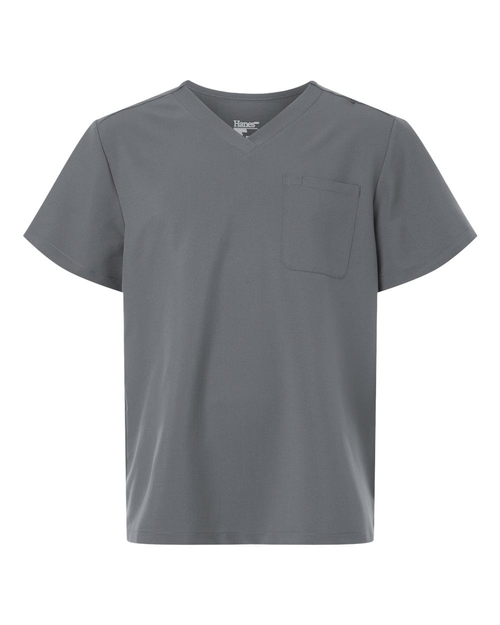 Hanes - Men's V-Neck 1 Pocket Scrub Top